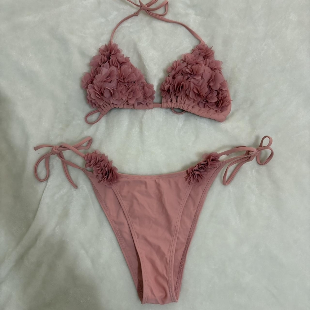 Pink Floral Bikini